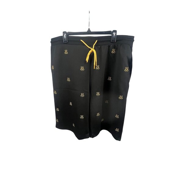 Bluegear Men's Scuba Lounge Shorts 4XL Black Gold Embroidered NWT Streetwear - Picture 1 of 7